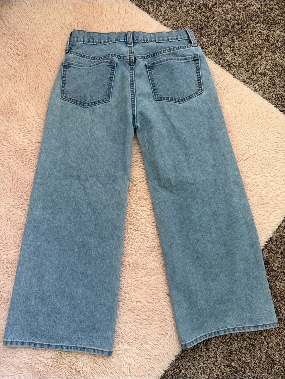 Girls old navy wide leg jeans